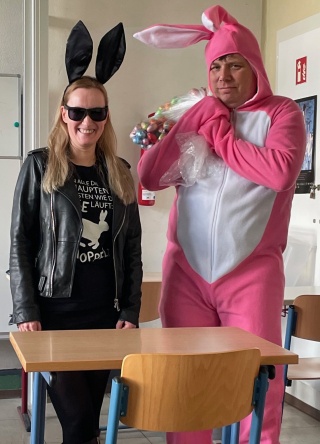 Am BWbK waren die Osterhasen schon da